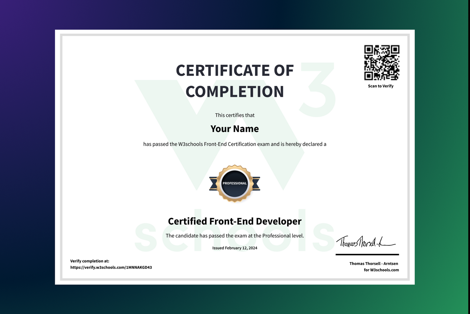 Become a Certified Front-End Developer
