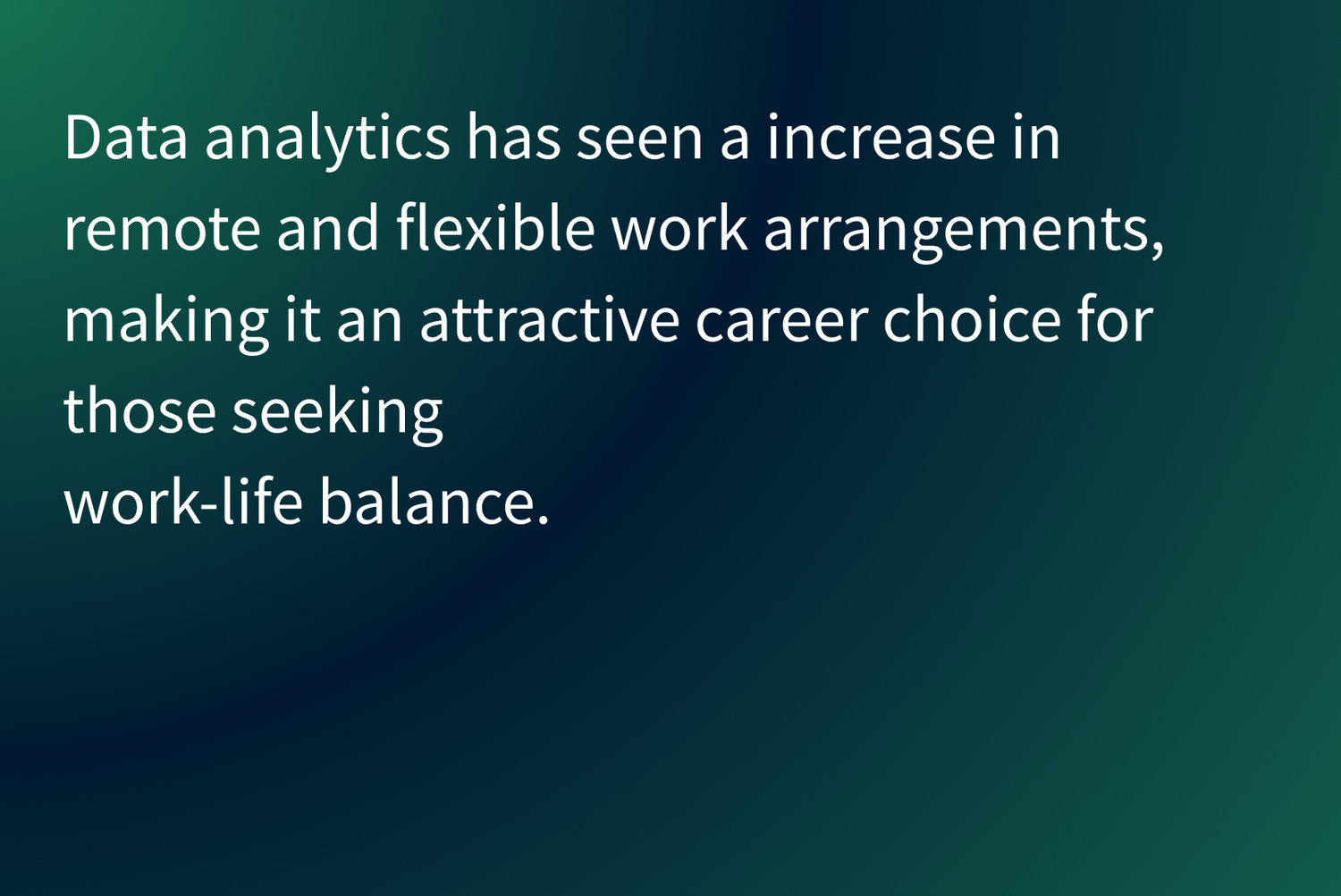 Career outlook