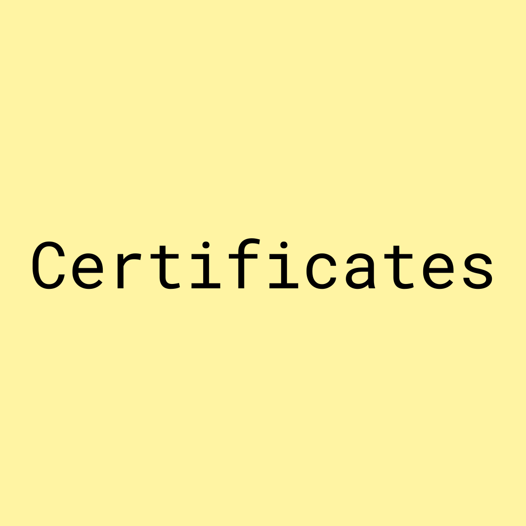 Certification Exams Catalog