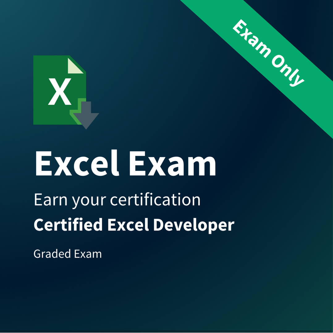 Excel Certification Exam — W3Schools.com