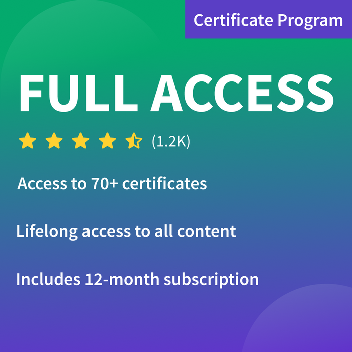 W3Schools Full Access Certification