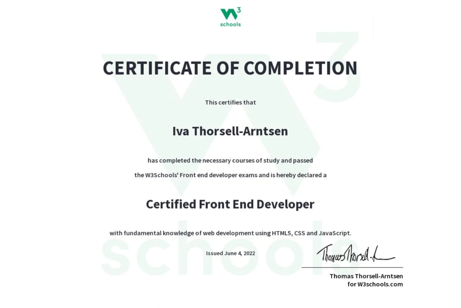 Online Coding Courses & Certifications | W3Schools — W3Schools.com