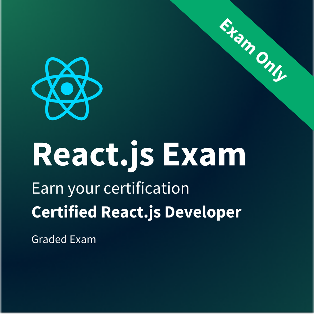 React.JS Certification Exam — W3Schools.com