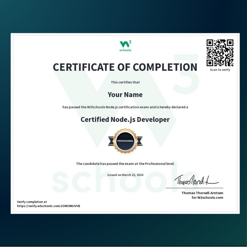 Node.js Certification Course