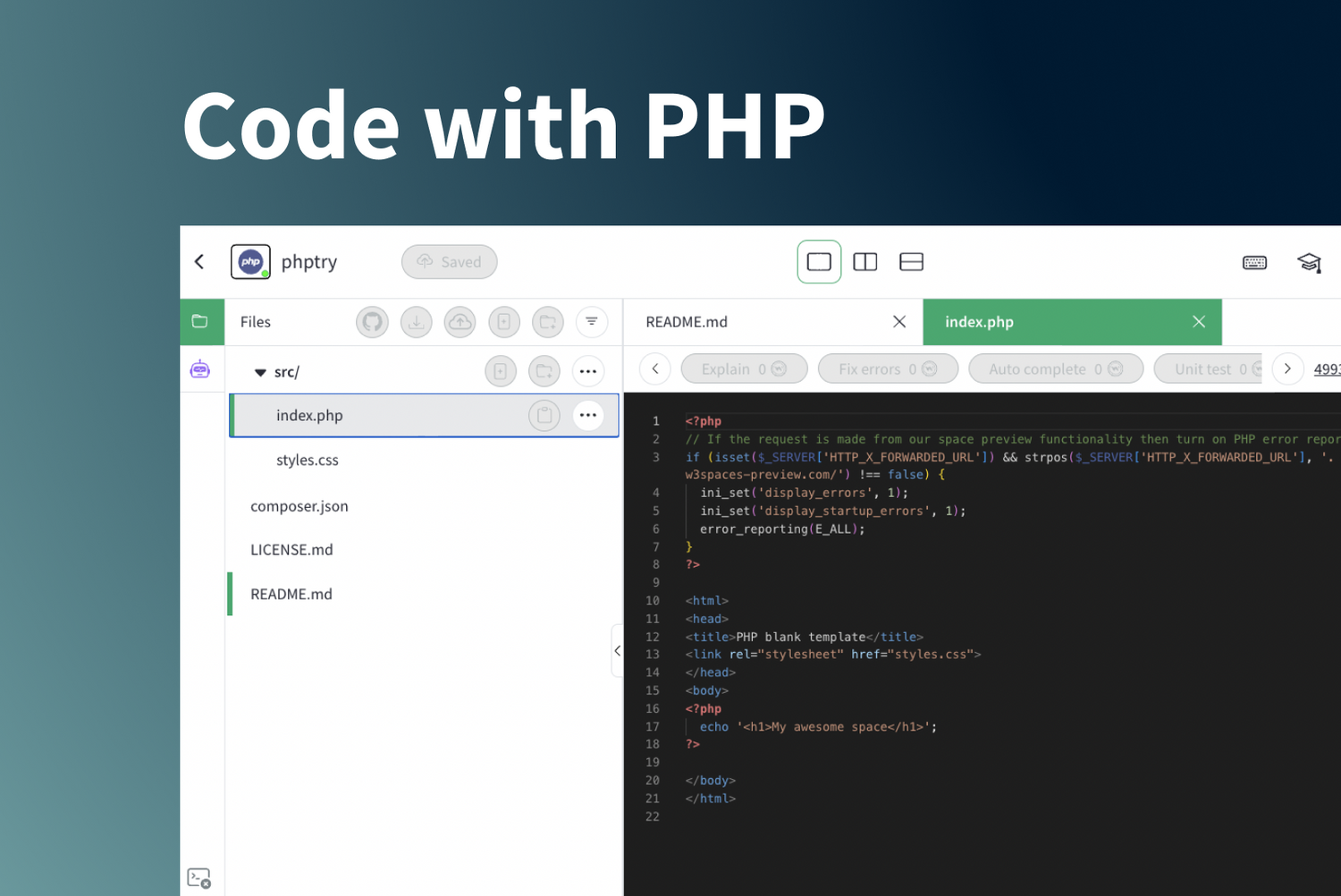 Why PHP?