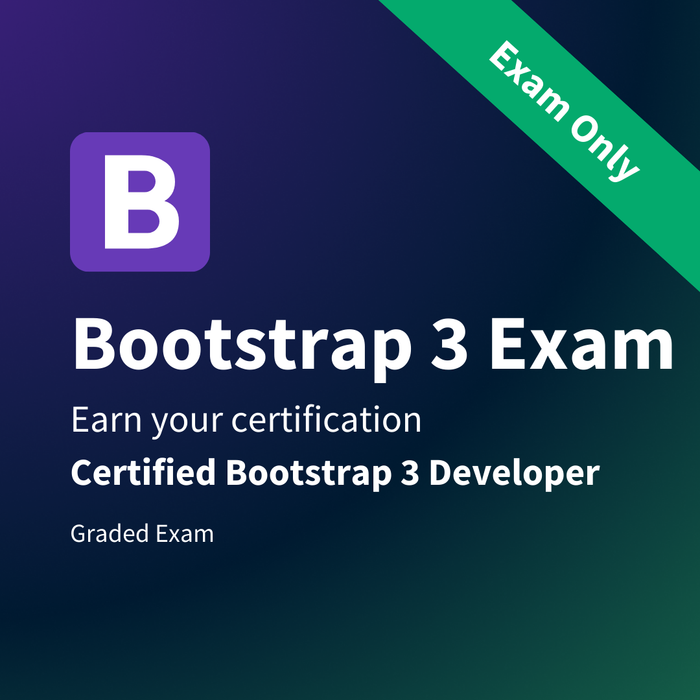 Bootstrap 3 Certification Exam