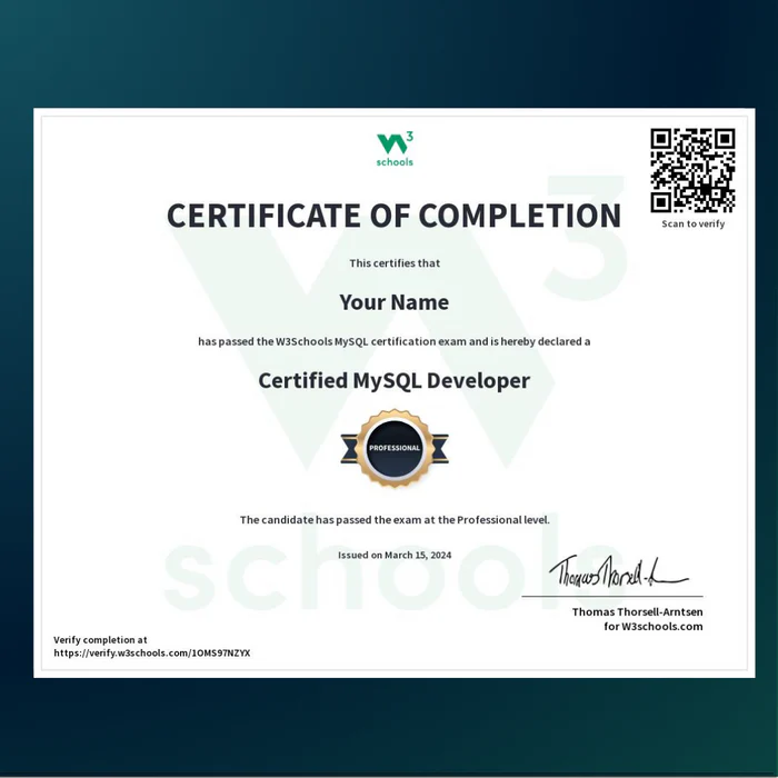 Learn MySQL — W3Schools.com