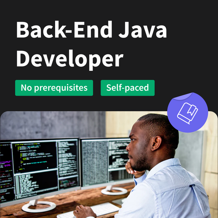 Learn Back End development with Java