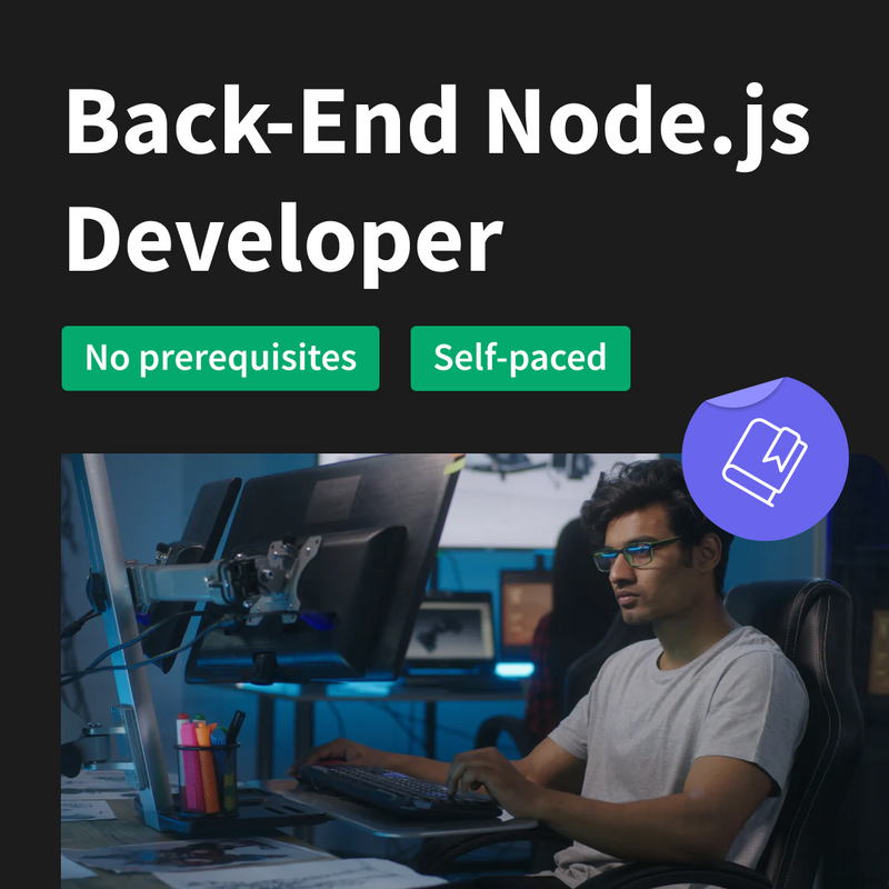 Learn Back End development with Node.js