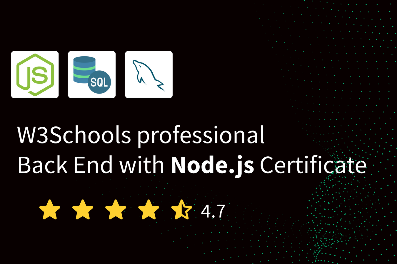 Learn Back End development with Node.js — W3Schools.com