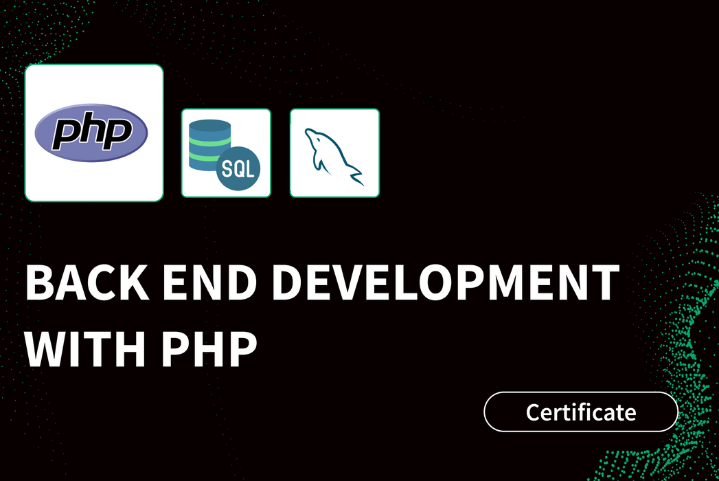Back End Development with PHP Certification — W3Schools.com