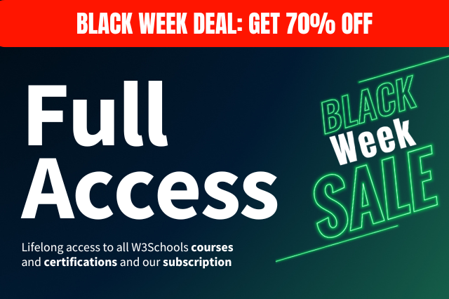 W3Schools Full Access Certification