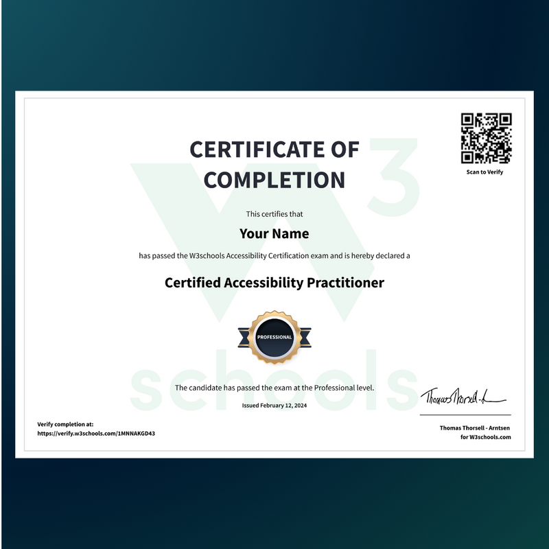 Accessibility Certification Course