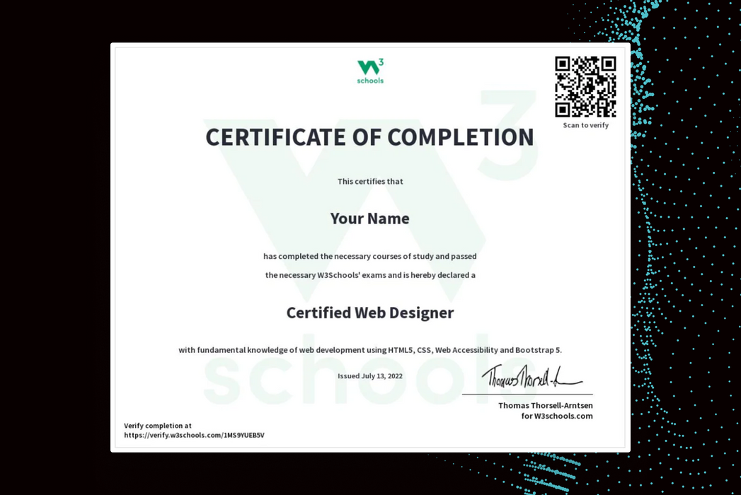 Web Design Certification