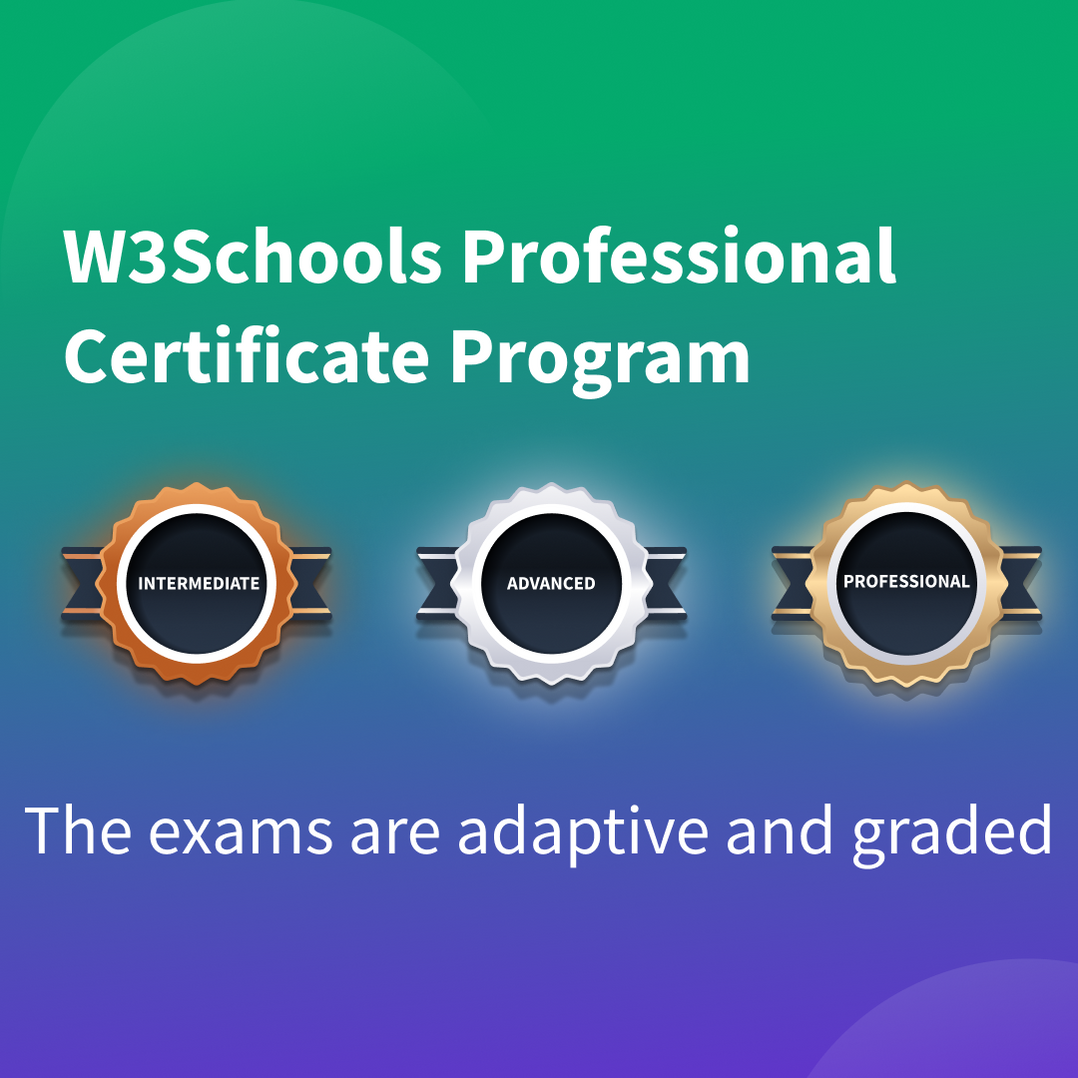 DSA Certification Exam — W3Schools.com