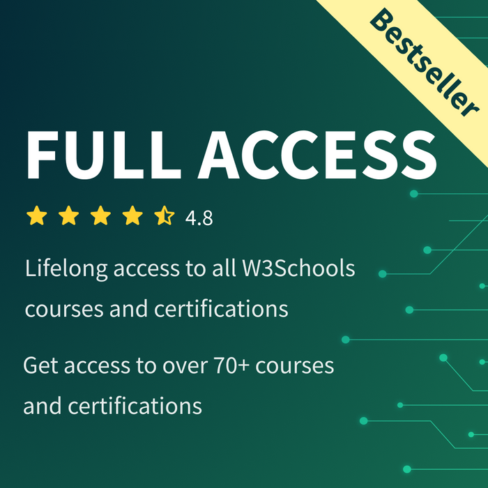 Java Certification Exam — W3Schools.com
