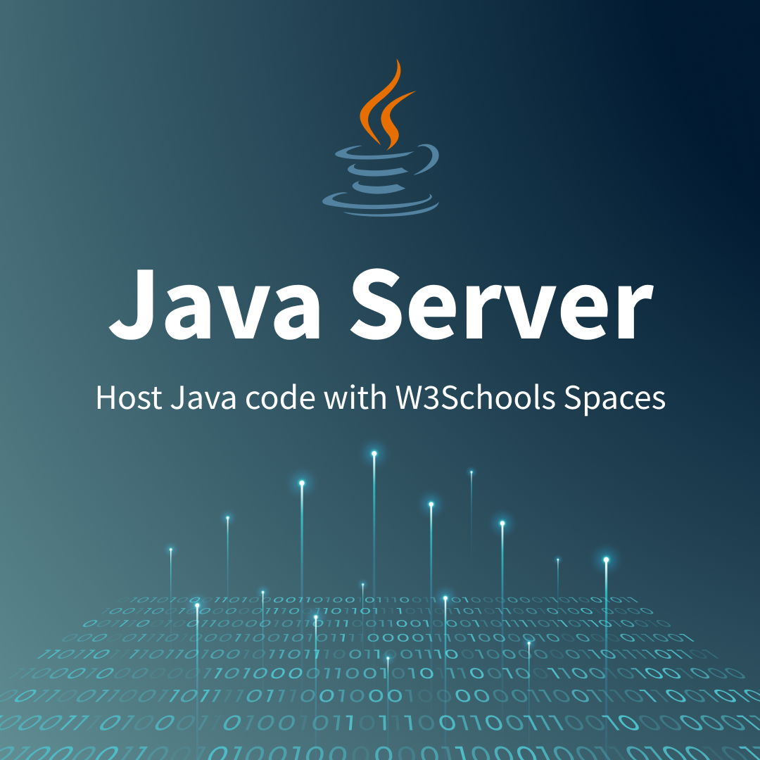 Java Server — W3Schools.com