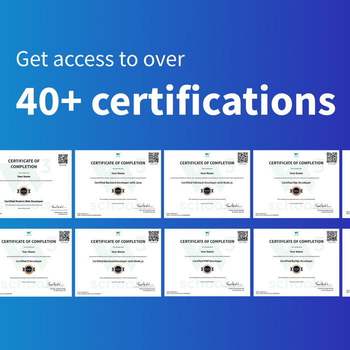 W3Schools Full Access