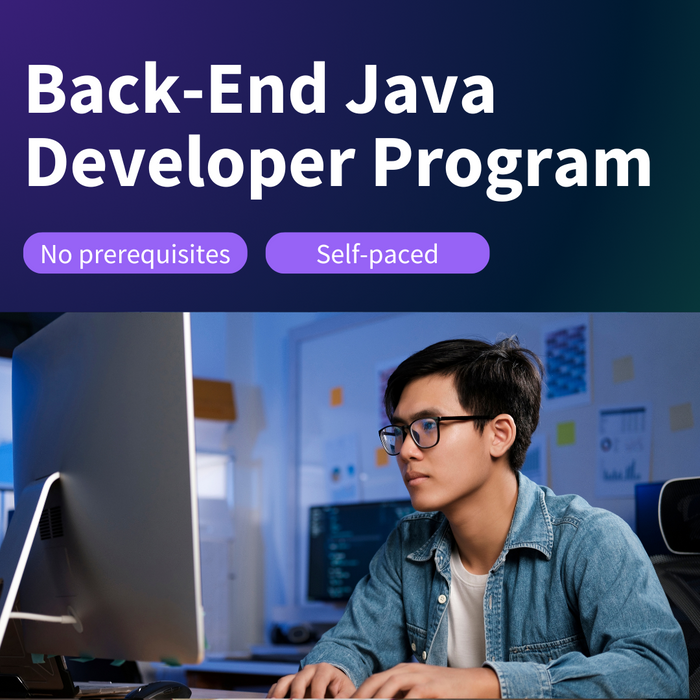 Learn Back End development with Java