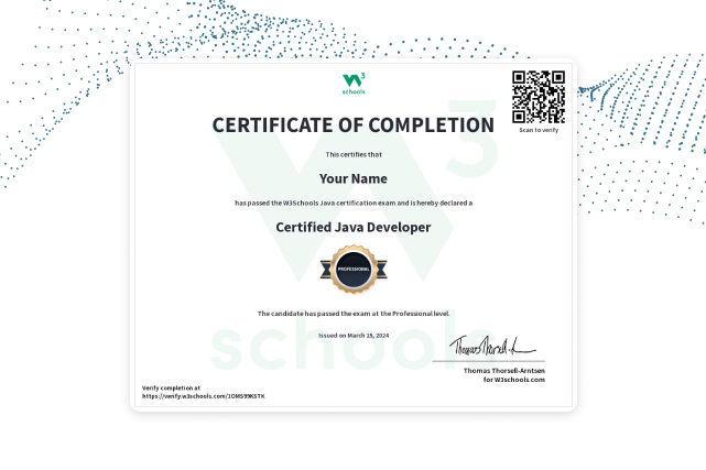 Java Certification Exam