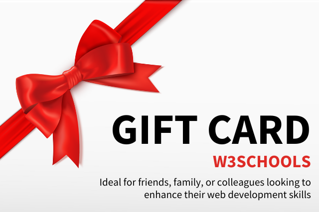 W3Schools Gift Card