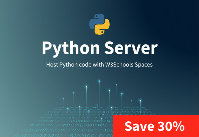 Python Server — W3Schools.com