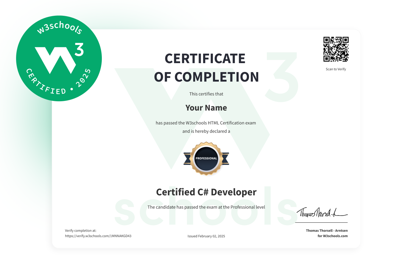 Earn valuable certifications