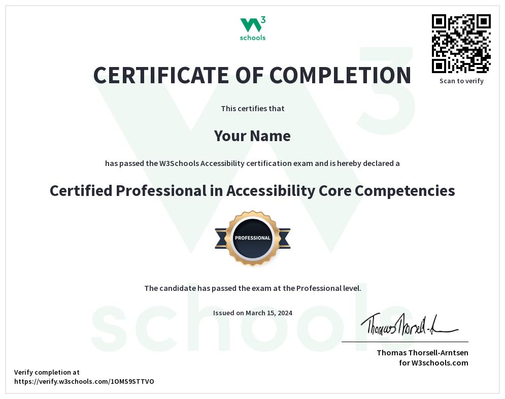 Certified Accessibility Practitioner