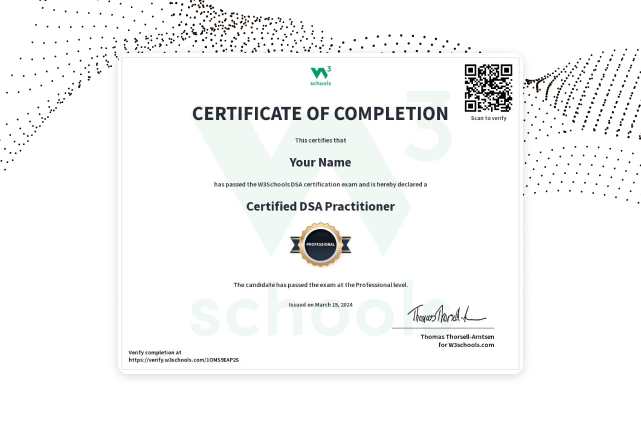 DSA Certification Exam