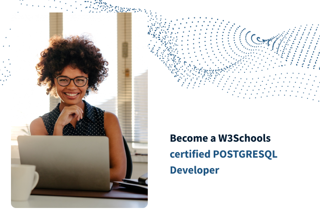 PostgreSQL Certification Exam — W3Schools.com