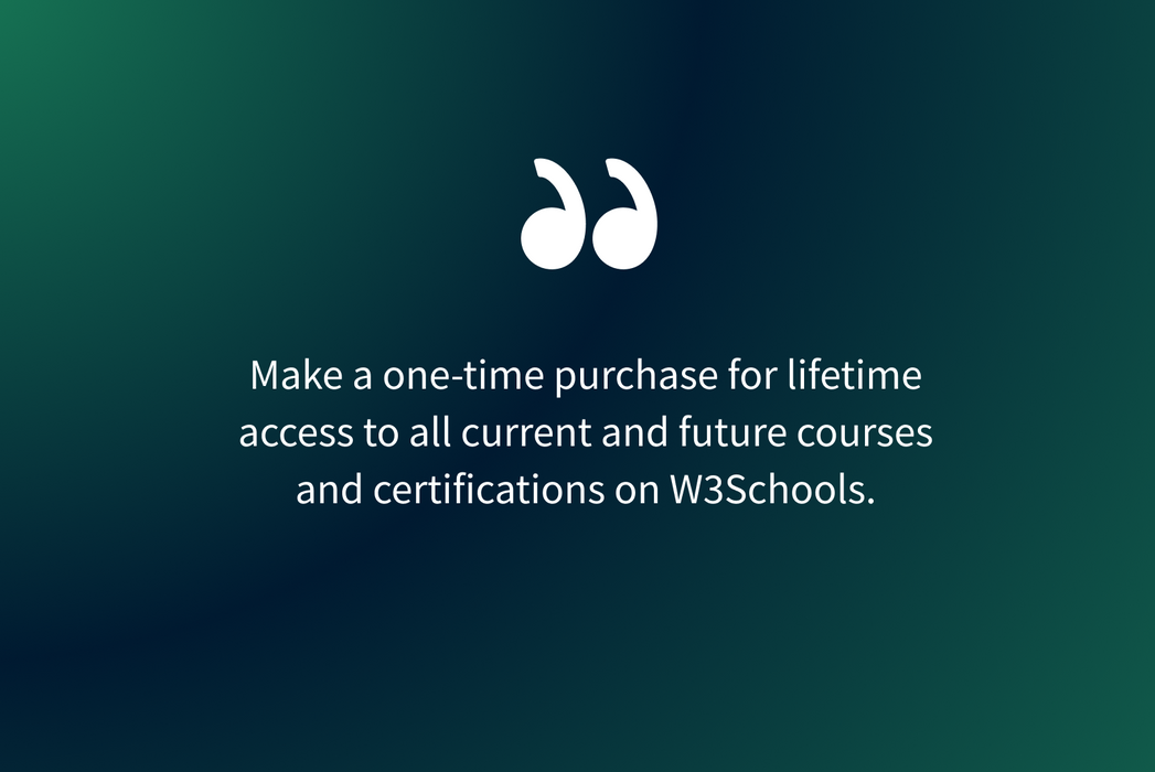 W3Schools Full Access