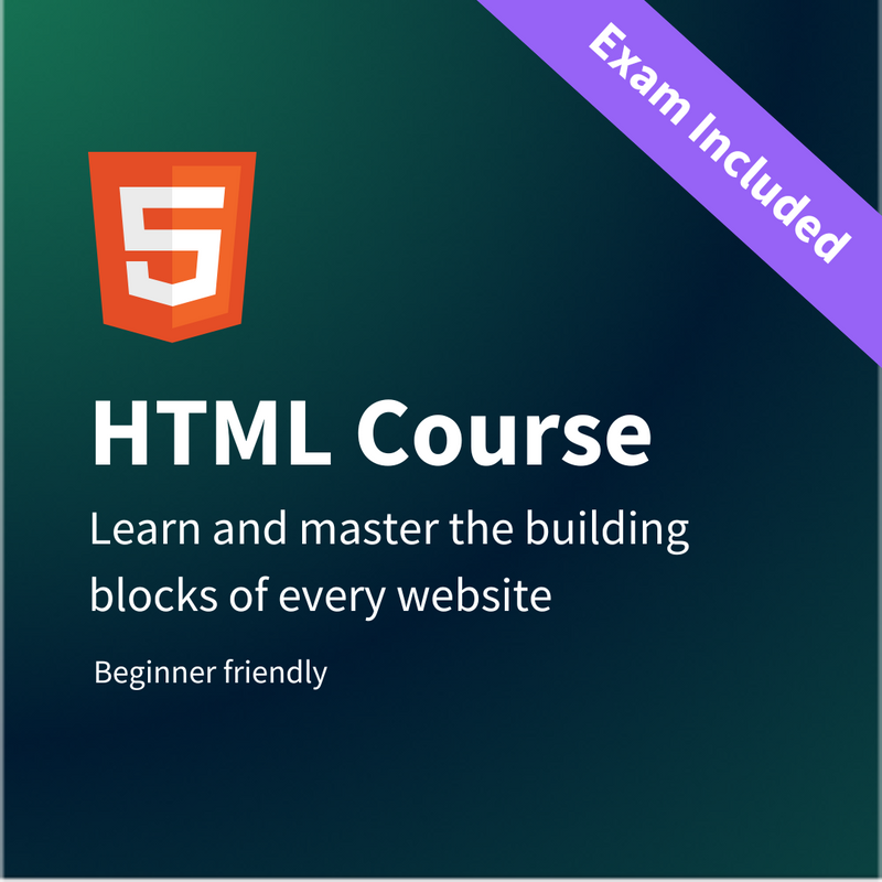 HTML Certification Course