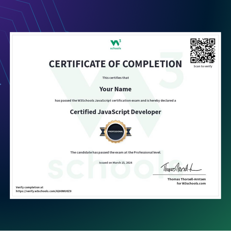 JavaScript Certification Course