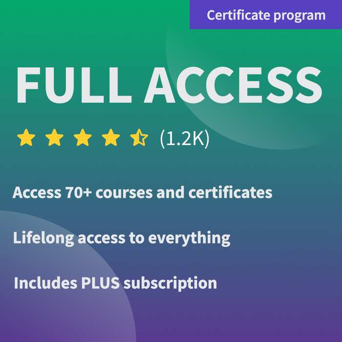 W3Schools Full Access Certification